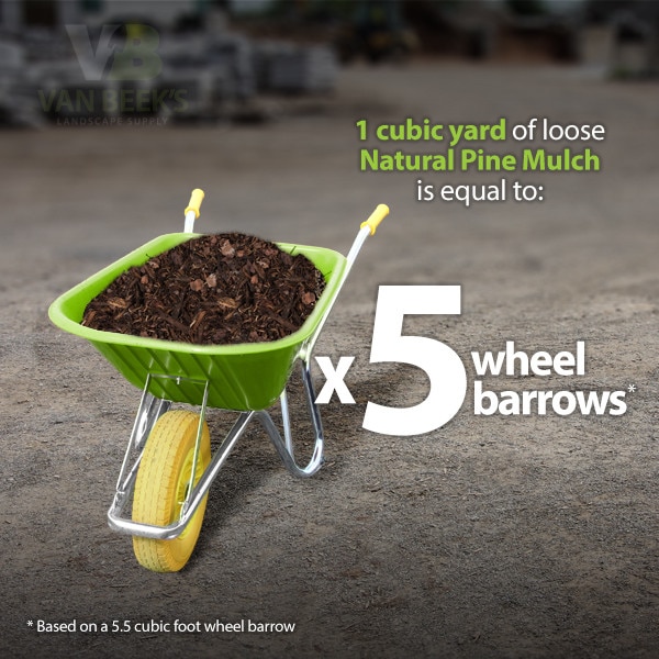 Pine Mulch Cubic Yard Loose